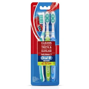 OB3CD, Oral-B Toothbrush 3PK Cavity Defense, 4902430782302