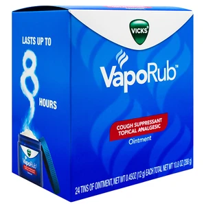 VVR-DP24, Vicks Vapor Rub 12g Display Box 24's Tin