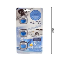99845, Air Fusion Air Freshener Clips New Car 3 Pack, 191554998452