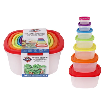 56029, Fresh Guard Plastic Container Set 14PK, 191554560291