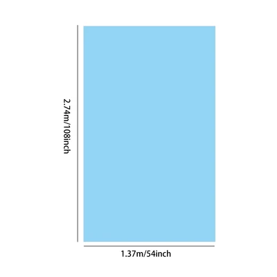 50004, Party Central Heavy Duty Rectangle Plastic Tablecover - Light Blue, 191554500044