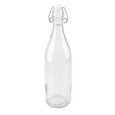 33027, Glass Bottle 1L Clear, 191554330276