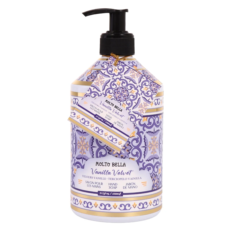 Molto Bella Hand Soap 21.3 FL OZ Vanilla Velvet