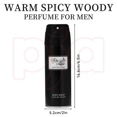 88241, Body Spray Aerosol 6.76 oz/200 ml Adventure for Men - United Scents, 191554882416