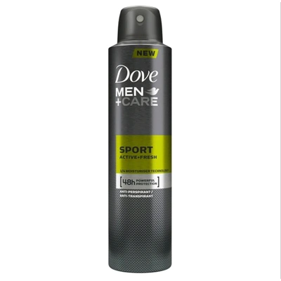 DBS150MSAF, Dove Body Spray 150ml Men's + Sport Active Fresh, 8710447491645
