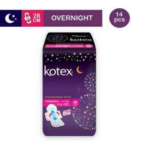 KSS-O14W, Kotex Soft & Smooth Overnight 14CT Wing, 8888336019611