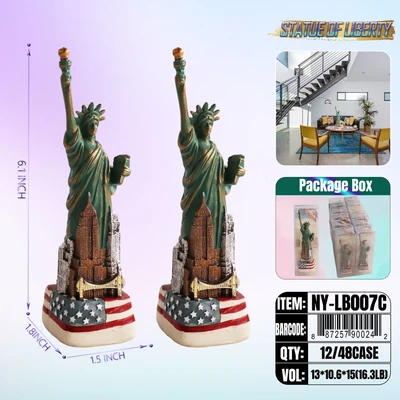 NY-LB007C, STATUE OF LIBERTY COPPER (6"), 887257900242