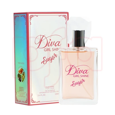 88322, Eau de Parfum 3.4 oz/100 ml Diva Girl Shine for Women - United Scents, 191554883222