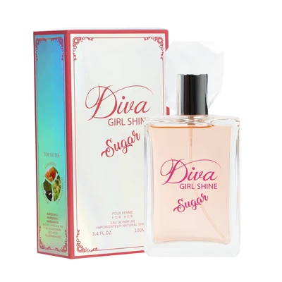 88322, Eau de Parfum 3.4 oz/100 ml Diva Girl Shine for Women - United Scents, 191554883222