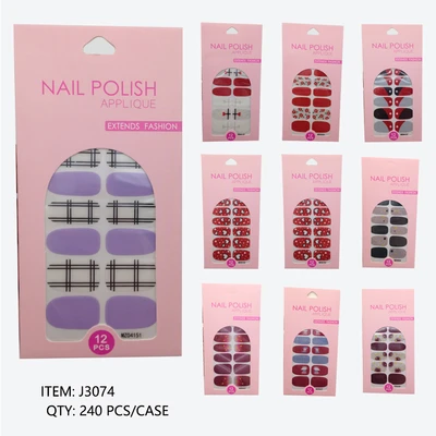 J3074, NAIL STICKER, 887257830747