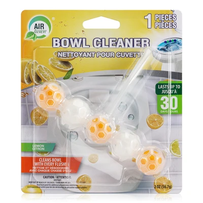 60108, Air Fusion Bowl Cleaner & Freshener 5PK Lemon, 191554601086