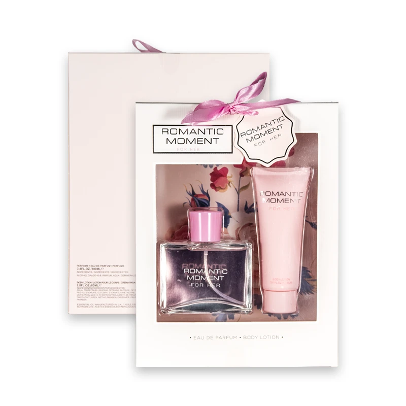 Women's 2pcs Set ROMANTIC MOMENT 3.4fl.oz EDP 2.8fl.oz Body Lotion