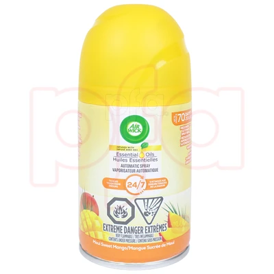 AW175MSM, Air Wick Freshmatic Refill 175g  Maui Sweet Mango 6.17oz, 062338006390