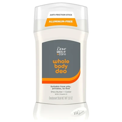 DD3MWB-SB, Dove Men 3oz Deodorant Whole Body Shea Butter #51982, 079400519825