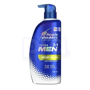 HSS550MSF, Head & Shoulders 550ml MEN Sport Fresh Ultra 2in1, 4902430859608