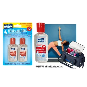 @60217, Wish Hand Sanitizer 2oz 2PK Blister Card, 191554602175