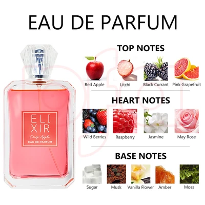 89156, Eau de Parfum 3.4 oz/100 ml Elixir Crisp Apple for Women - United Scents, 191554891562
