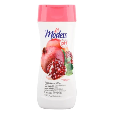 M00816, Modess Feminine Wash 9oz Pome Mango, 855424008169