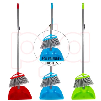 47110, Fresh Start Plastic Broom & Long Dustpan, 191554471108