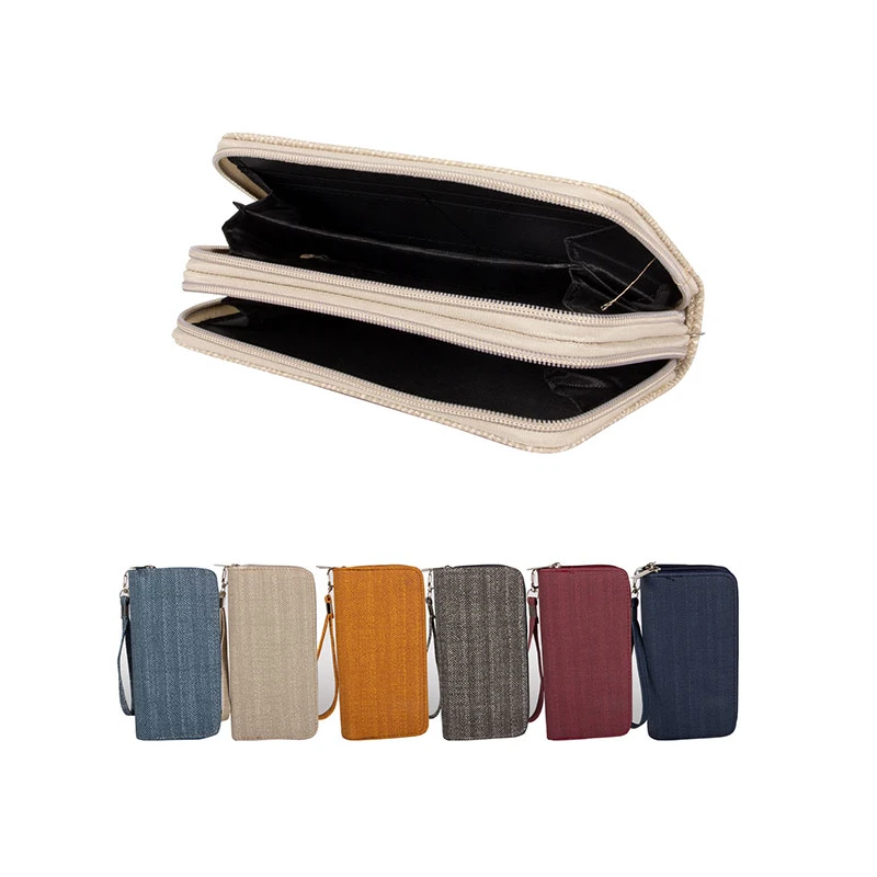 CC Wallet Dual Zipper