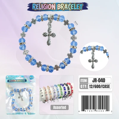 JR-040, Crystal Religion Bracelet, 887257840012