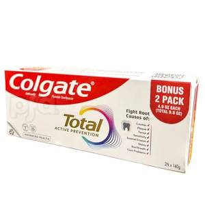 CTP300T, Colgate Total Toothpaste 4.9oz (140g) 2Pack (9.8oz Total), 8901314857583