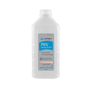 S16C, Swan Alcohol 16oz 70% Clear, 308691156106