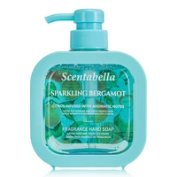 60654, Scentabella Hand Soap 10oz/300ml Sparkling Bergamot, 191554606548