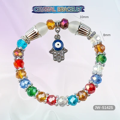 JW-5142S, Crystal Bracelet Random Color, 887257850011