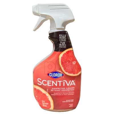 C67027, (55981)Clorox  Scentiva Disinfecting Multi-surface Cleaner 24oz (709ml) Grapefriuit & Orange Blossom, 055500559817