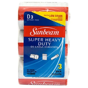 16292, Sunbeam Battery HD 3PK D, 629312162925