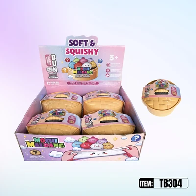 TB304, Ralex Squishy Dumplings Rainbow Color 5.51", 887258013040
