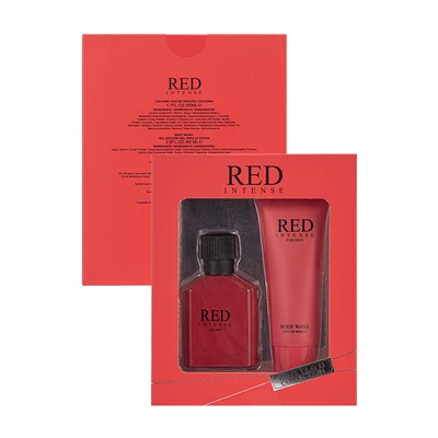 88551, Men's 2pcs Set Red Intense 50ml/1.7fl.oz/ EDT + 80ml/2.8fl.oz Body Wash, 191554885516