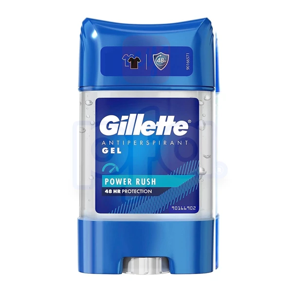 GD70PR, Gillette AP Deodorant Clear Gel 70ml Power Rush, 4084500471900