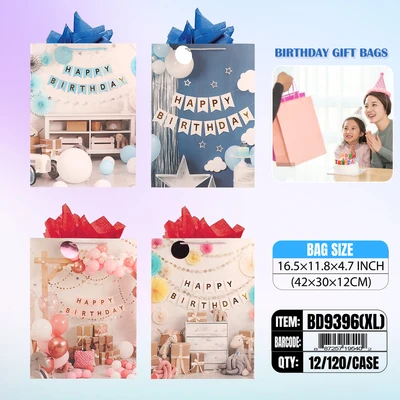 BD9396-XL, BIRTHDAY GIFT BAG XL, 887257195402
