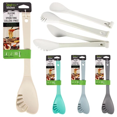 33144, Ideal Kitchen Slicone 3in1 Tong Spoon, 191554331440