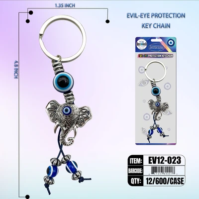 EV12-023, EVIL EYE KEY CHAIN PROTECTION, 887257890017