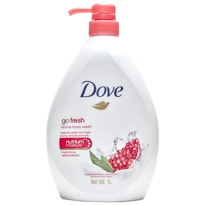DBW1FR, Dove Body Wash 1L 33.8oz Fresh Revive, 8999999031053
