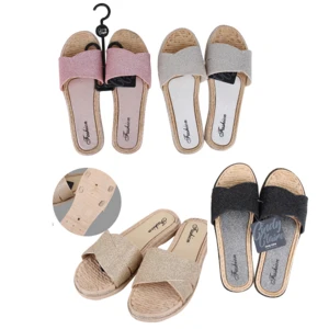 90087, CC Sandal Ladies Stones 2 Straps Style, 191554900875