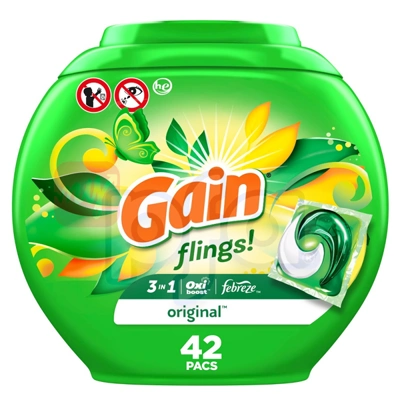 GAINFP42R, Gain Fling Pods 42Count Original, 037000009948
