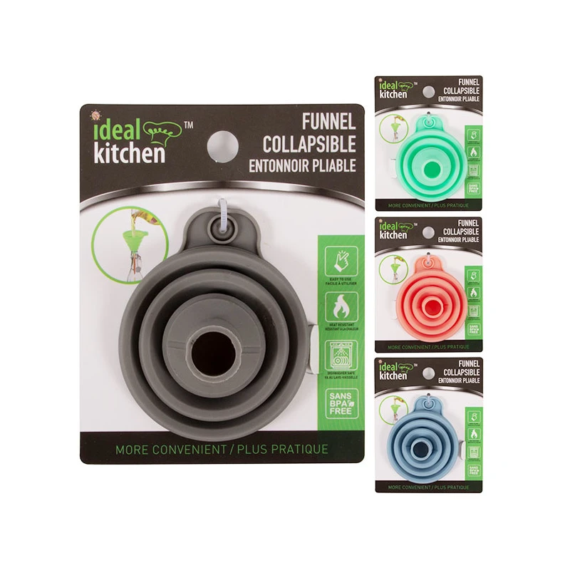 Ideal Kitchen Silicone Collapsible Funnel