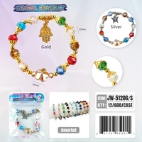 JW-5120, Crystal Bracelet Random Color, 887257850011