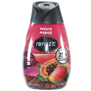 RENU7-PM, Renuzit 7oz Solid Air Freshener Papaya Mango, 023400060528