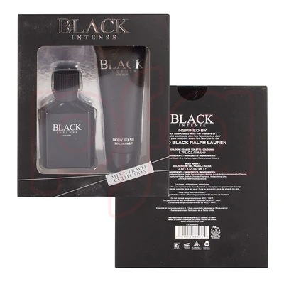 88503, Men's 2pcs Set  BLACK INTENSE 1.7fl.oz/50mlEDT 2.8fl.oz/80ml Body Wash, 191554885035