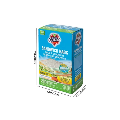 31101, Fresh Guard Sandwich Bag 210ct, 191554311015