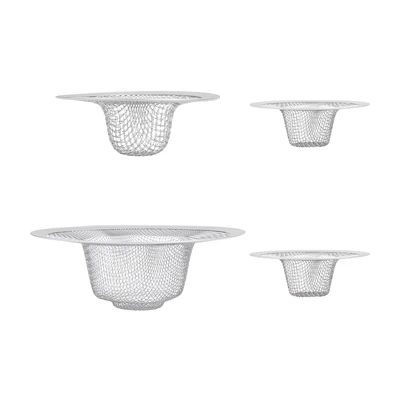42100, Ideal Kitchen Sink Strainers Stainless Steel 4PK, 191554421004
