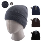 10014, Insulated Winter Hat Assorted Colors w/ Faux Fur Lining, 191554100145