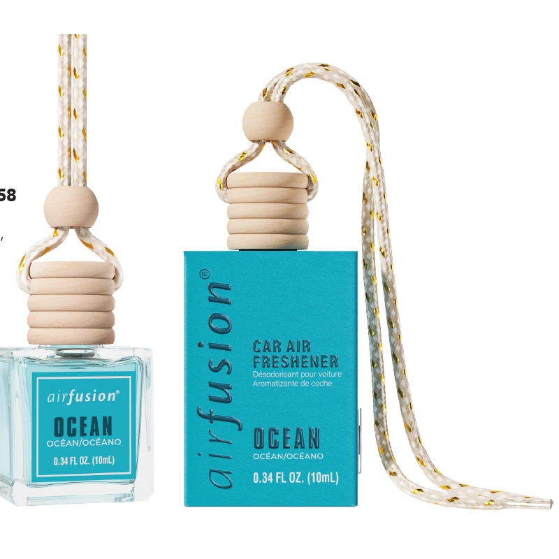 Air Fusion car perfume hanging glass bottle 10ml Oeacn