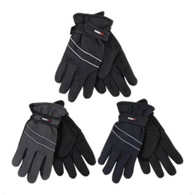 11248, Thermaxxx Men's Ski Gloves 2 Lines w/ Strap, 191554112483