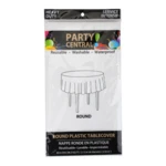 50024, Table Cloth Round White 84In, 191554500242